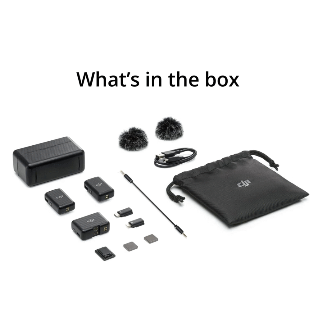 DJI Mic in the box