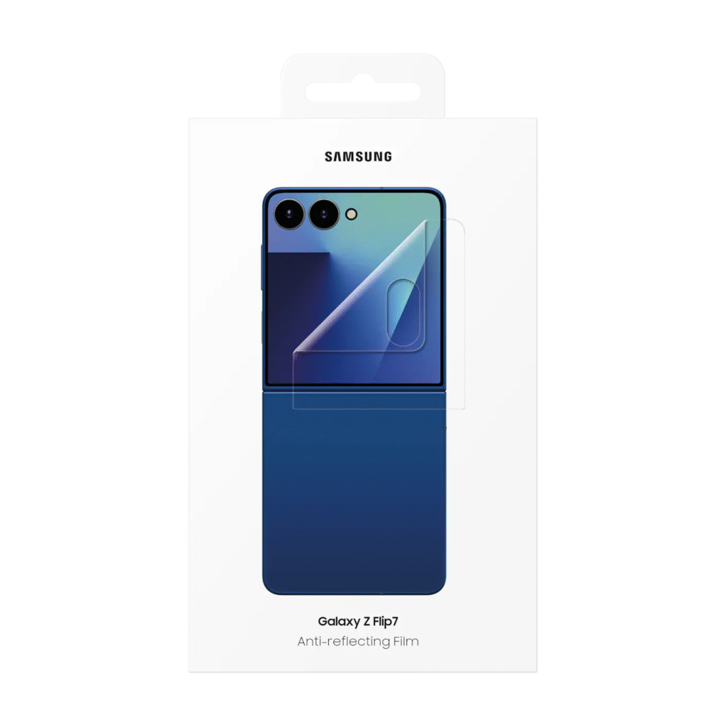 Galaxy Z Flip7 Anti-Reflecting Film packaging