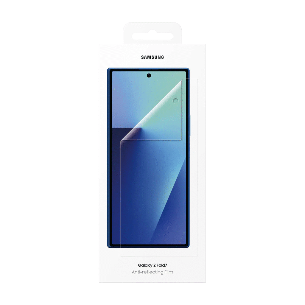 Galaxy Z Fold7 Anti-Reflecting Packaging